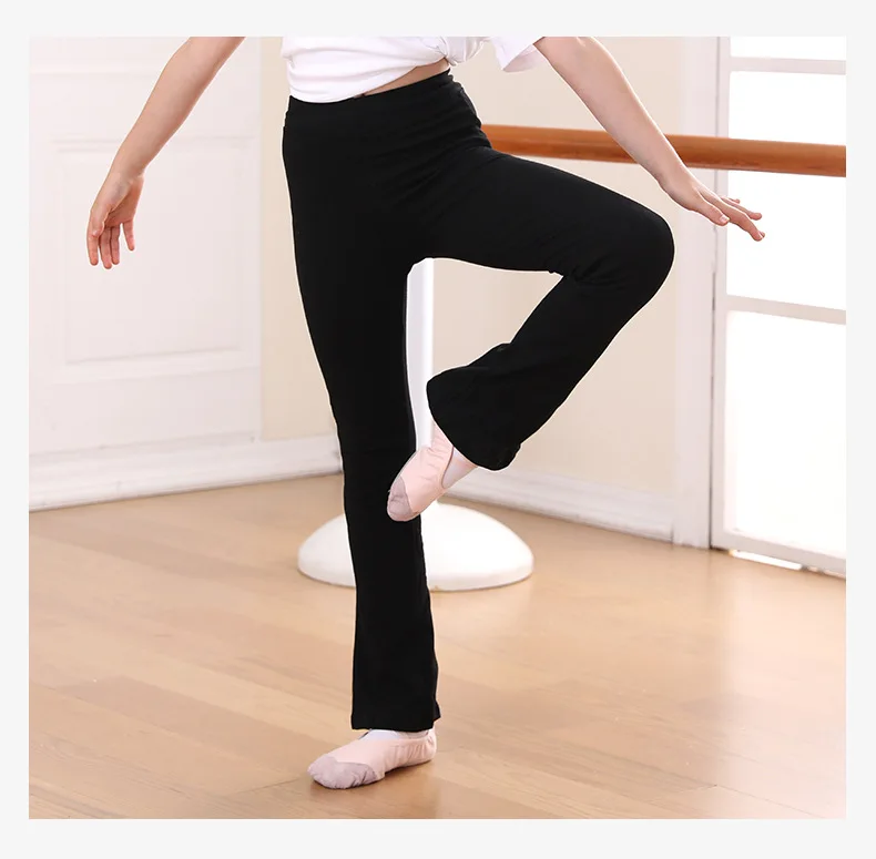 Factory Customized Gym Yoga Latin Practice Training Pants Dance Workout Leggings for Boys Girs