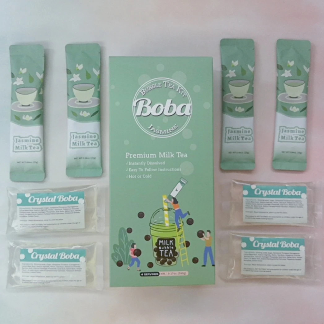 Жемчужины Tapioca Boba зеленый чай из жасмина пузырьковый