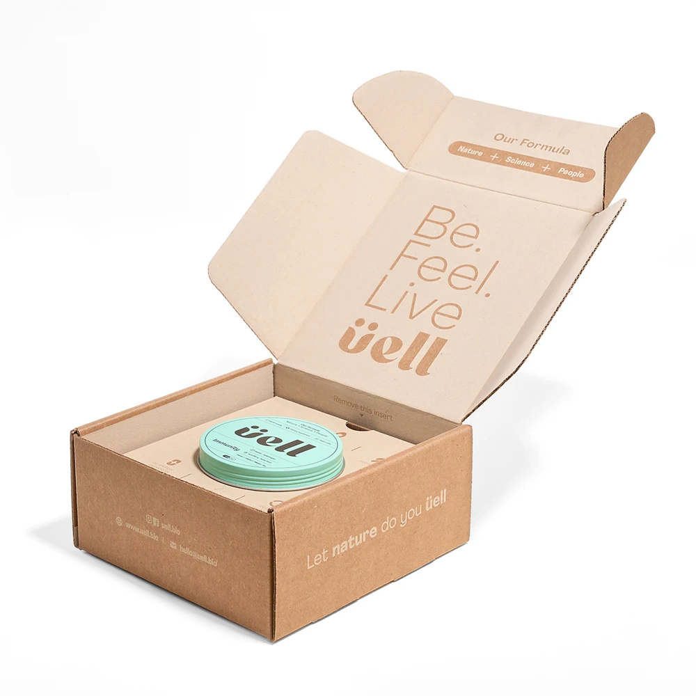 Custom logo china wholesale paperboard small mailing mailbox box packaging for cosmetic bottles jars small business