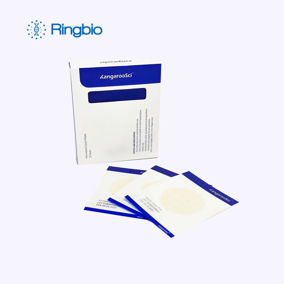 Тарелка для подсчета аэробных палочек Ringbio KangarooSci тестирования пищевых продуктов ABCP