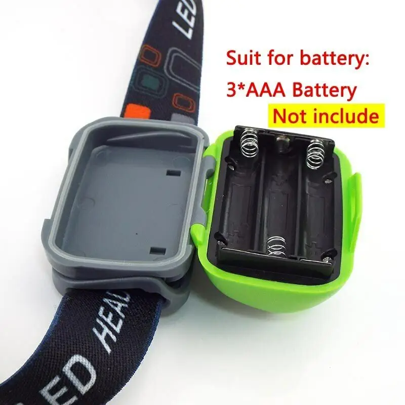 High Power LED head lamp Motion Sensor headlamp lightweight head torch light AAA battery power Other Camping travel accessories