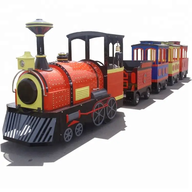 Good quality amusement park rides kids electric train rides for sale