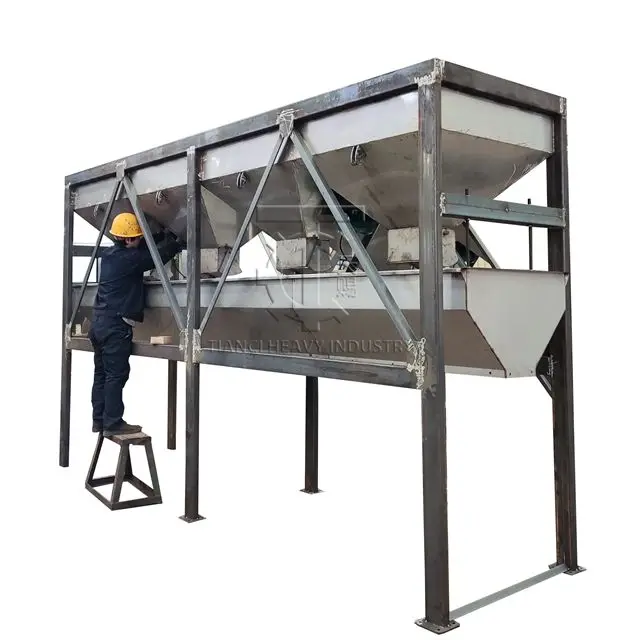 Compound powder Fertilizer blending machine NPK fertilizer Semi-Automatic Batch System