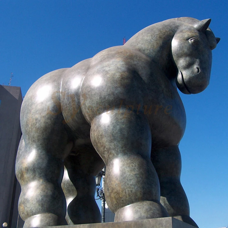 Popular Large High Quality Casting Copper Bronze stainless steel Horse Sculptures for Garden Decoration