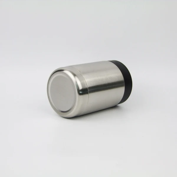 12oz Double wall stainless steel vacuum insulated beer bottle insulator metal can cooler holder can coolers
