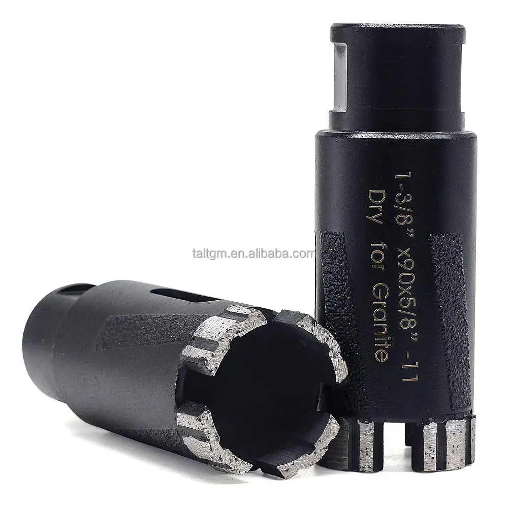 Вакуумное паяное Diamond6-35mm сухое сверло M14 резьбовое коронное гранитное ядро