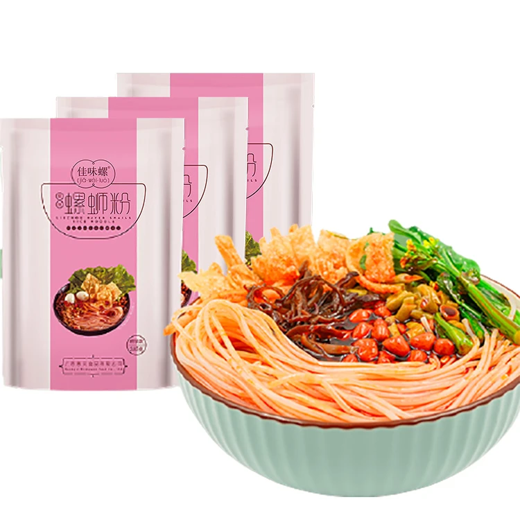 Wholesale Spicy Flavor Non-fried Healthy Noodles Delicious Liuzhou River Snails Rice Noodle