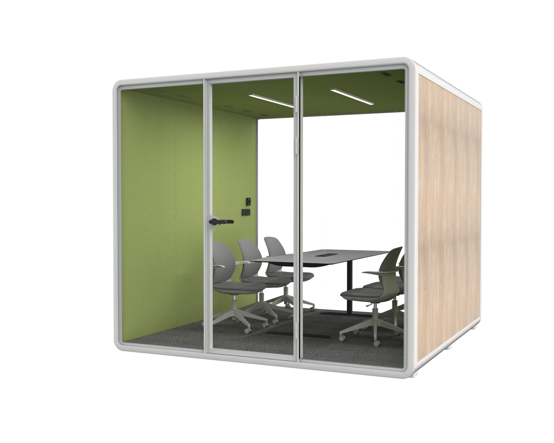Mobile telephone beautiful soundproof live room Mute office portable booth sound pod proof tiny house