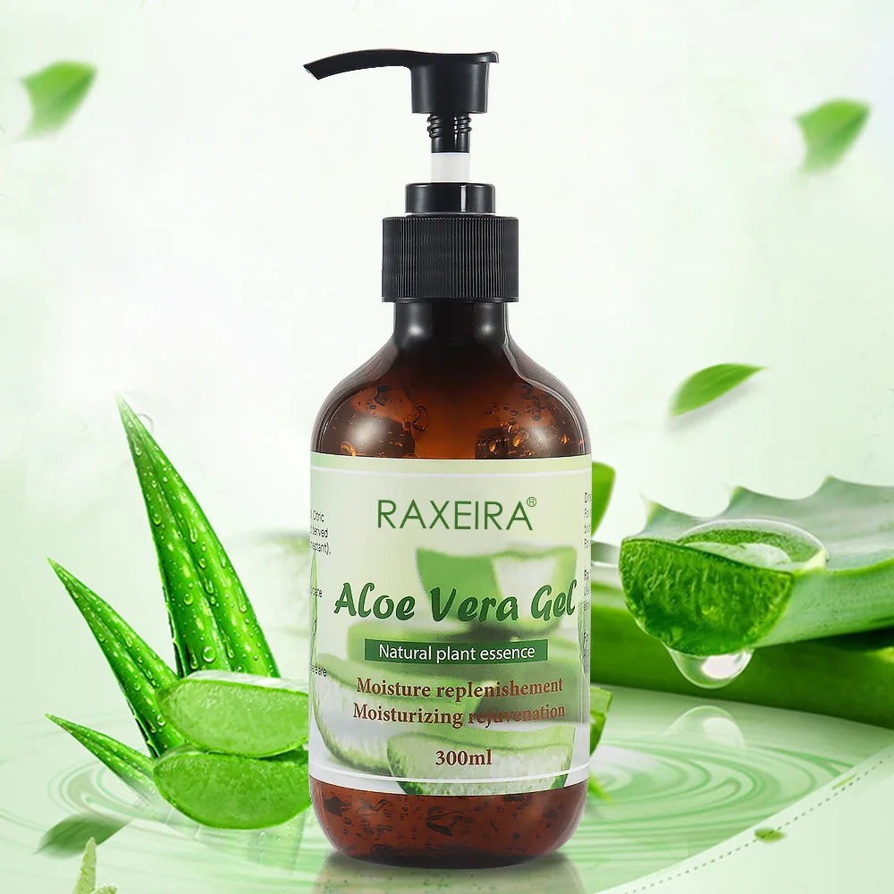 New Wholesale Organic Aloe Vera Gel 100% Pure Plant Natural Moisturizer Soothing Hydrating Skin Care Aloe Vera Gel
