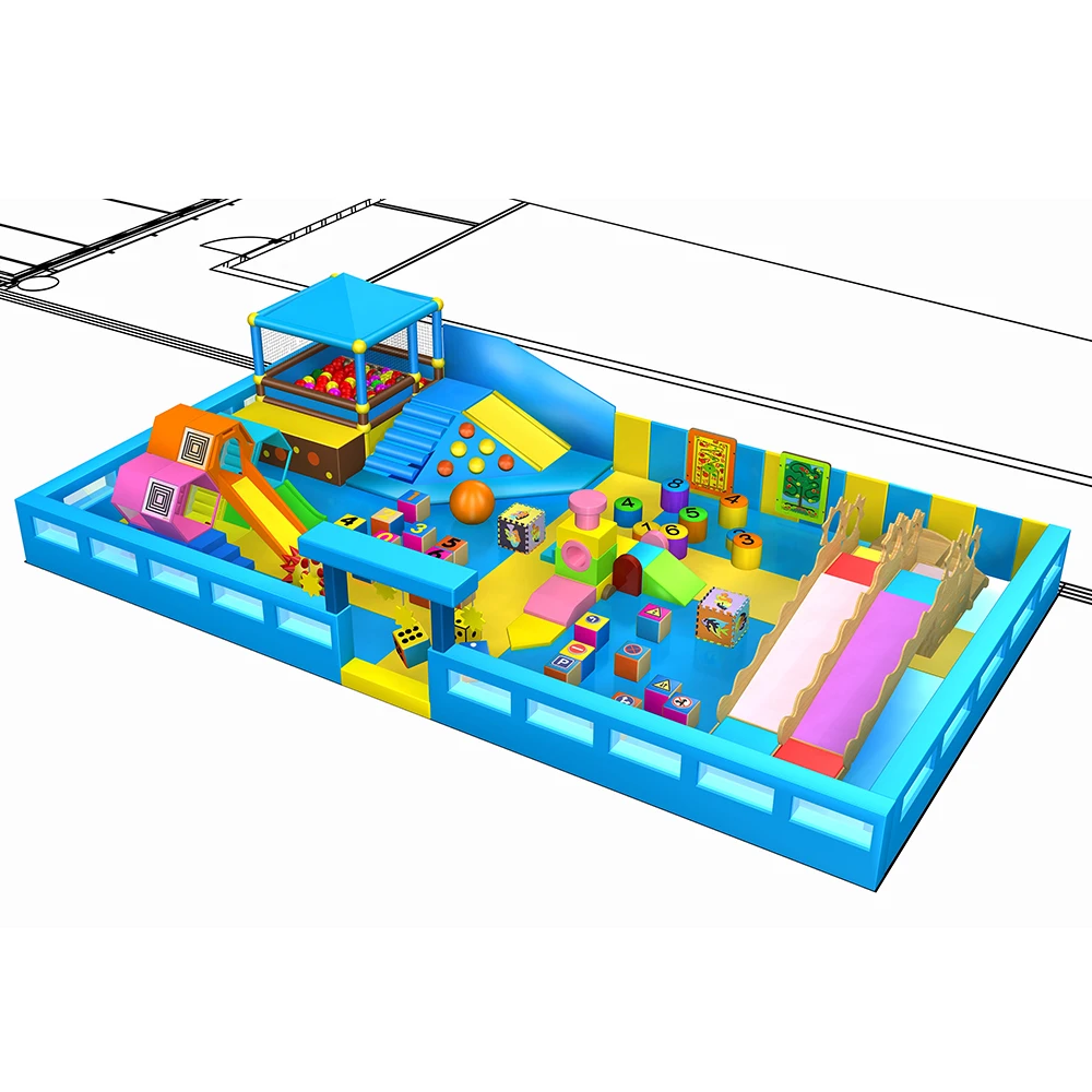 Professional Malaysia indoor playground equipment kids play zone toddler soft play area near me