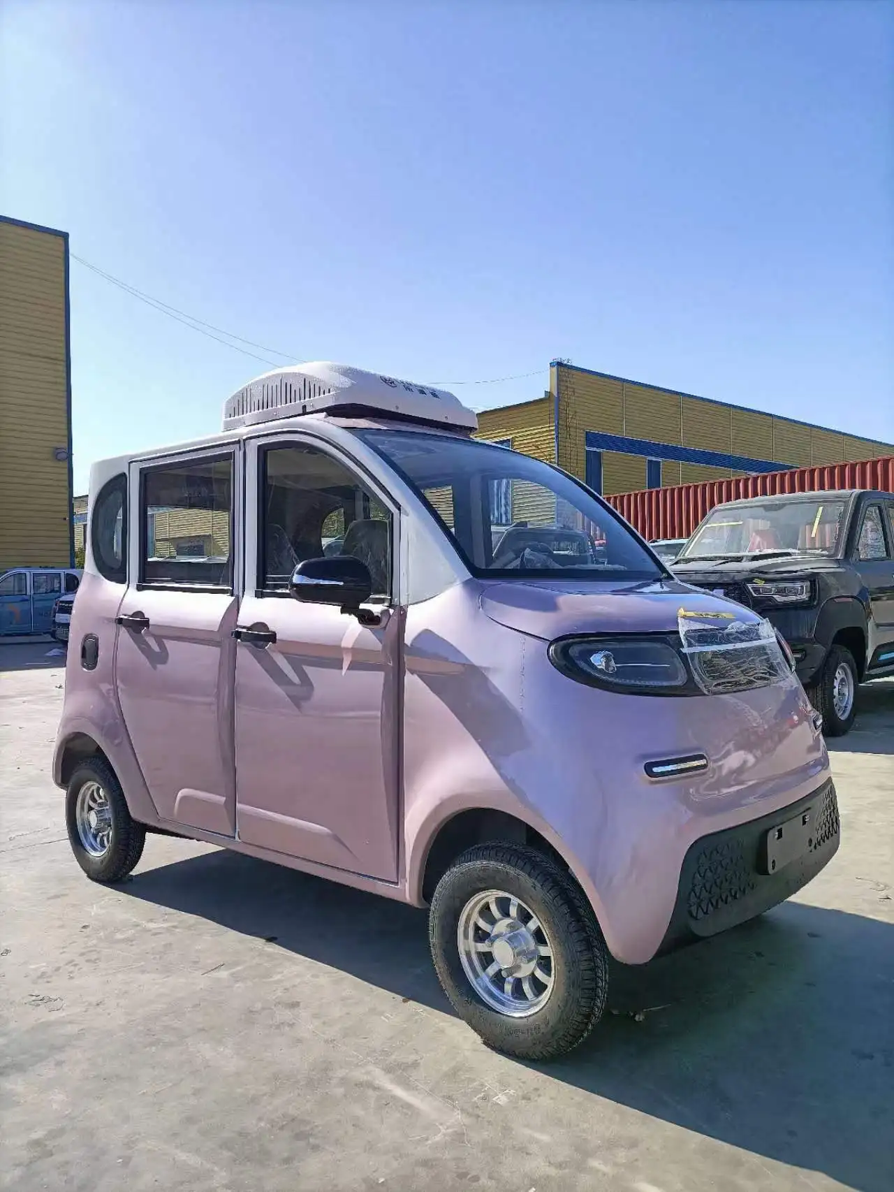 Factory Direct Sales four wheel electric mini car lead acid/ lithium battery cheap electric vehicle made in china