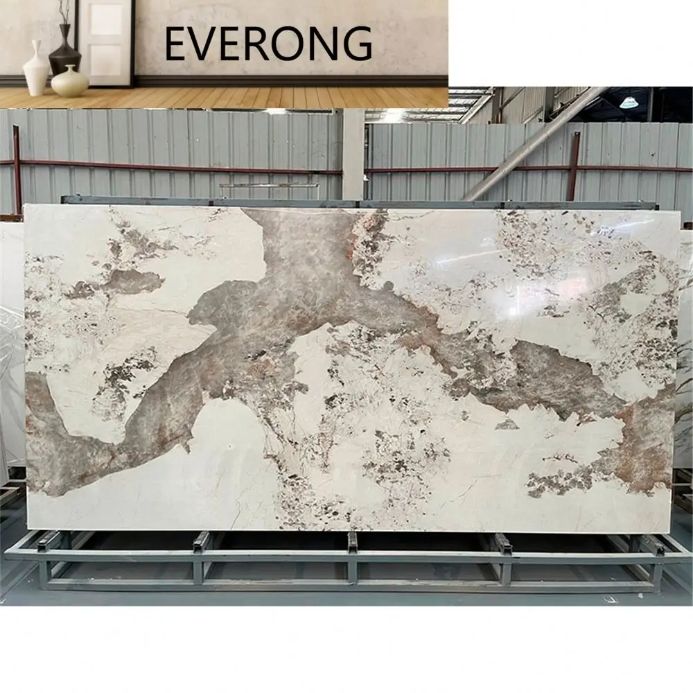 hot sale 3200*1600mm porcelain marble glossy sintered stone tile for background wall sintered stone tile