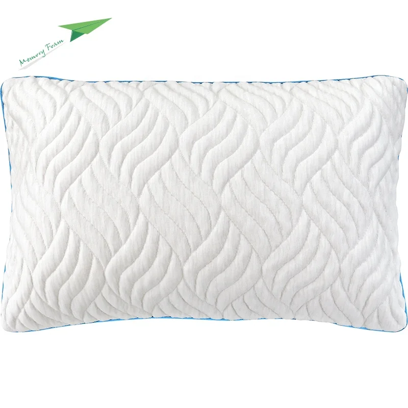 shredded memory foam pillow with gel infused for neck