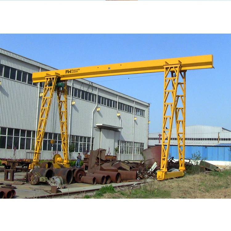 Factory hot sale electric motor gantry crane 2t 15 ton gantry crane single beam gantry crane price