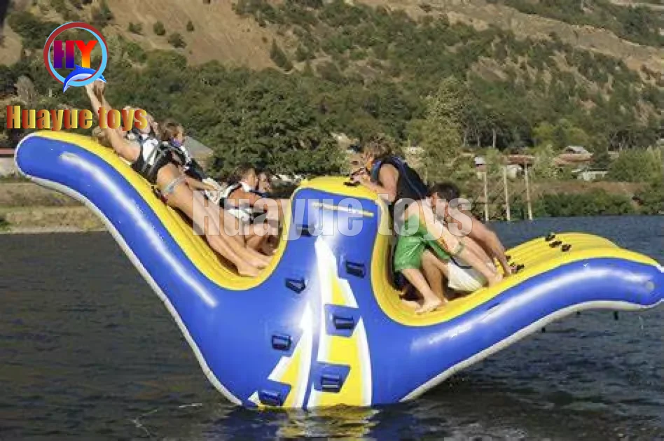 HUAYUE Sport Game Summer Custom Pool Party Water Funny Toy Lounge Twister Toys Adults Kids Aqua Water Towable Shape Water Swing