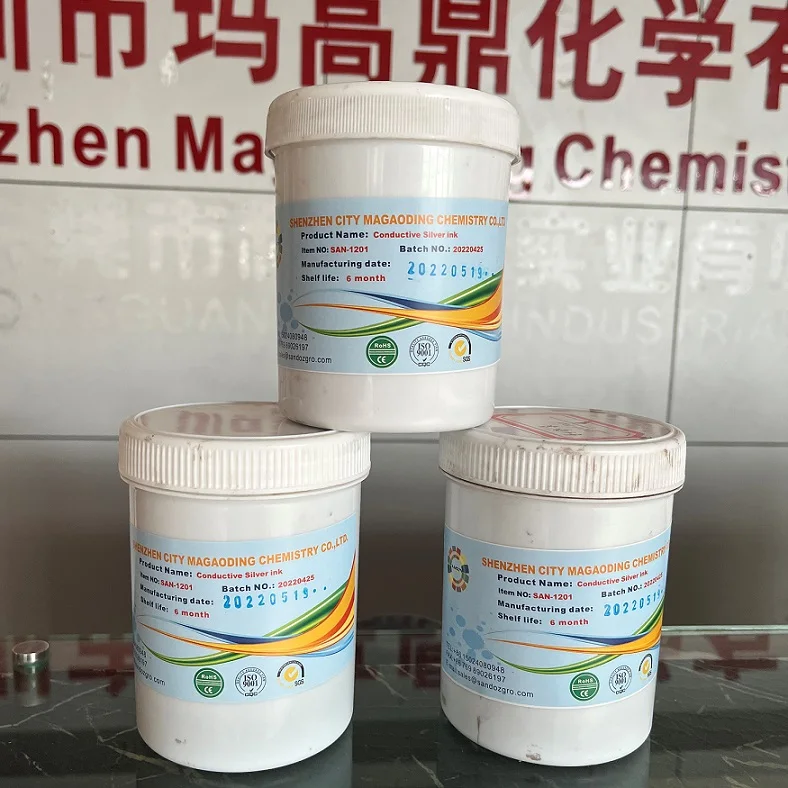 Flexible circuits film conductive silver paste