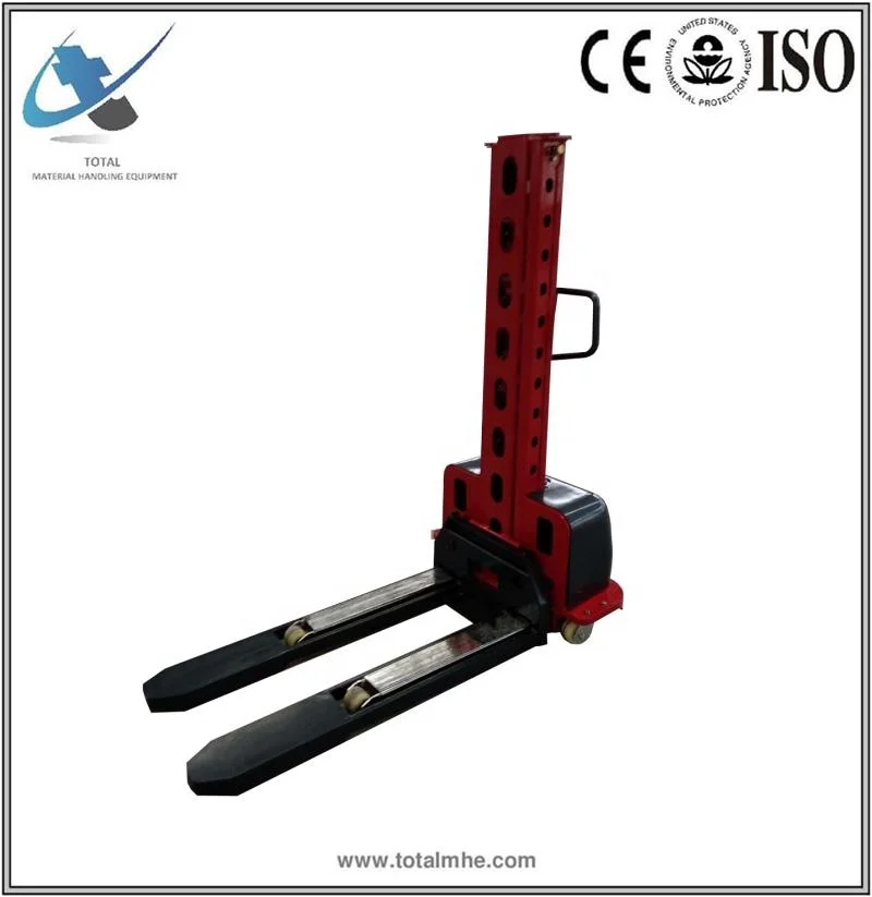 500kg self loading semi electric lifting stacker