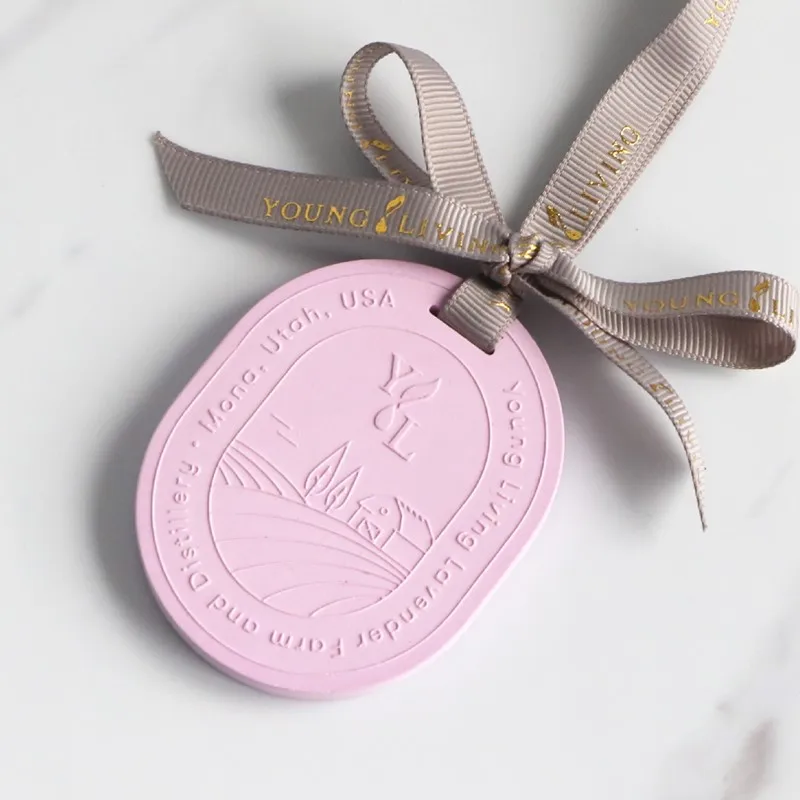 FinRu Wholesale Customized Home Car Decoration Air Freshener Scented Stone Ceramic Aroma Fragrance Plaster Oil Diffuser