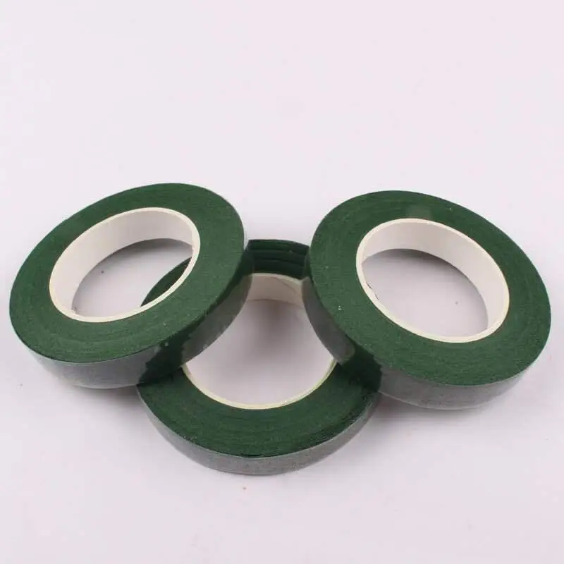 Fall In Color 12mm 30yards Green Floral Tape For Flowers Wrapping Florist Supplies