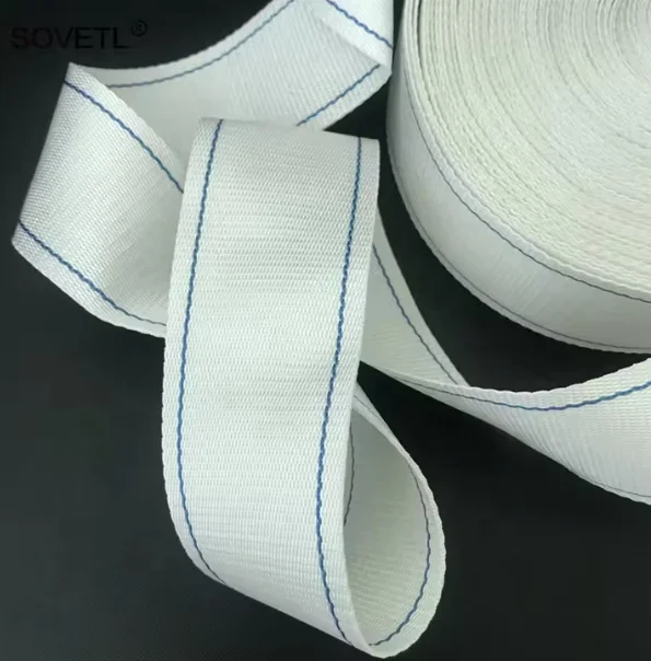 Custom UHMWPE Belt Hammock Strap Abrasion Resistant High Strength Durable Lightweight Woven UHMWPE Webbing