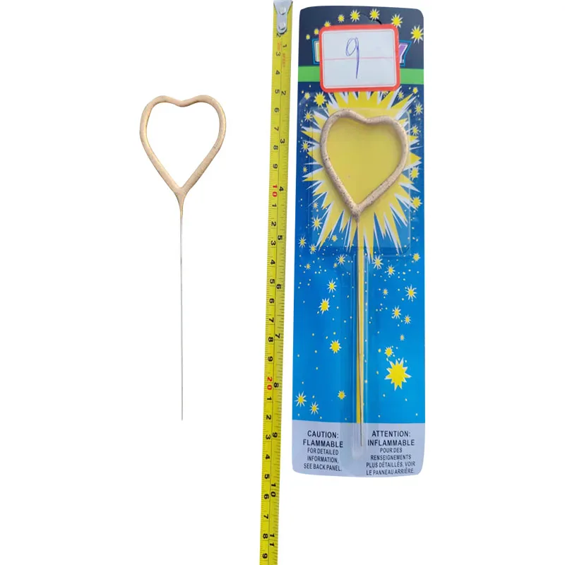OMG Factory Party Pyro Fireworks HEART SPARKLER SMALL wedding sparklers fireworks in stage