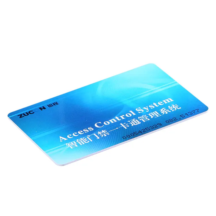Бесконтактная карта контроля доступа ZUCON em4200 tk4100 chip pvc smart blank 125 кГц оптовая