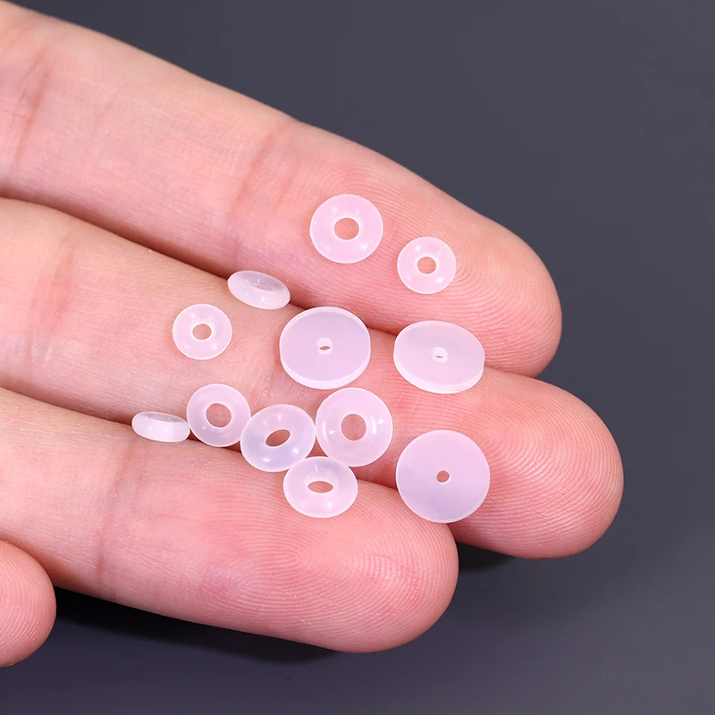 Anti-fall silicone earring pads jade necklace bracelet anti-slip and anti-friction pearl positioning ring spacer