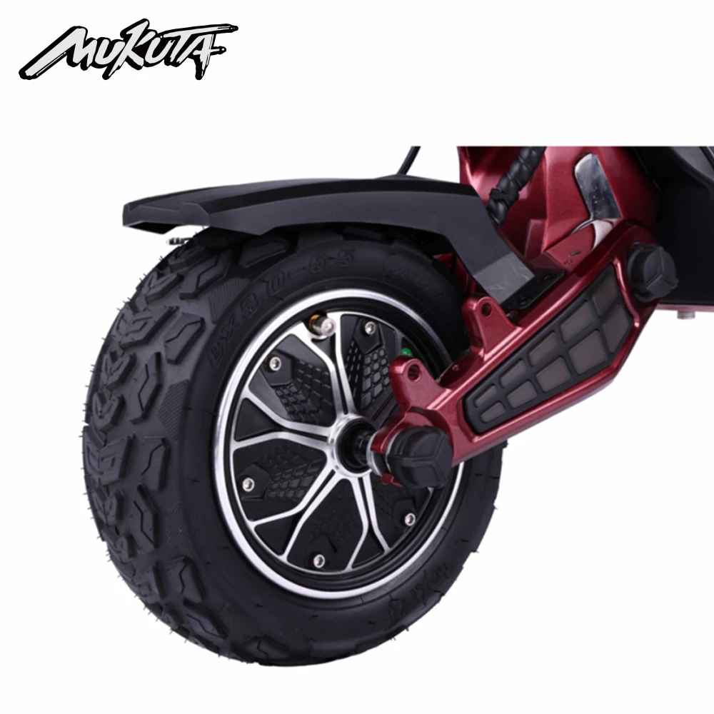 New Mukuta 9 Dual Motor 800W Electric Scooter Tire Foldable Off Road Electric Scooter With Seat France Electric Scooter
