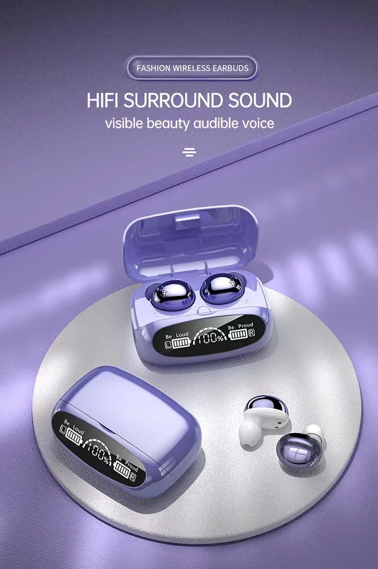 Hot Selling M32 TWS True wireless Earbuds LED Display headset wireless headphones waterproof Low Latency gaming earphone M32