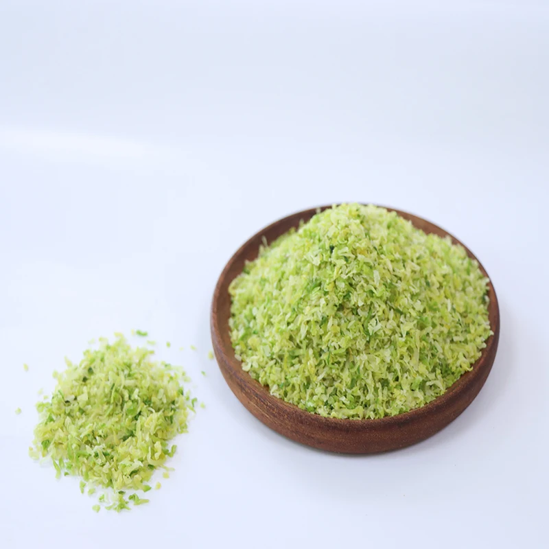 DRIED CABBAGE FLAKE 2X2MM GREEN COLOR HEALTH VEGETABLE COVIENT FOOD