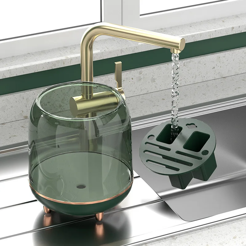 ABS+PET Spoon knife fork chopsticks utensil crock organizer utensil tool holder cutlery storage collection