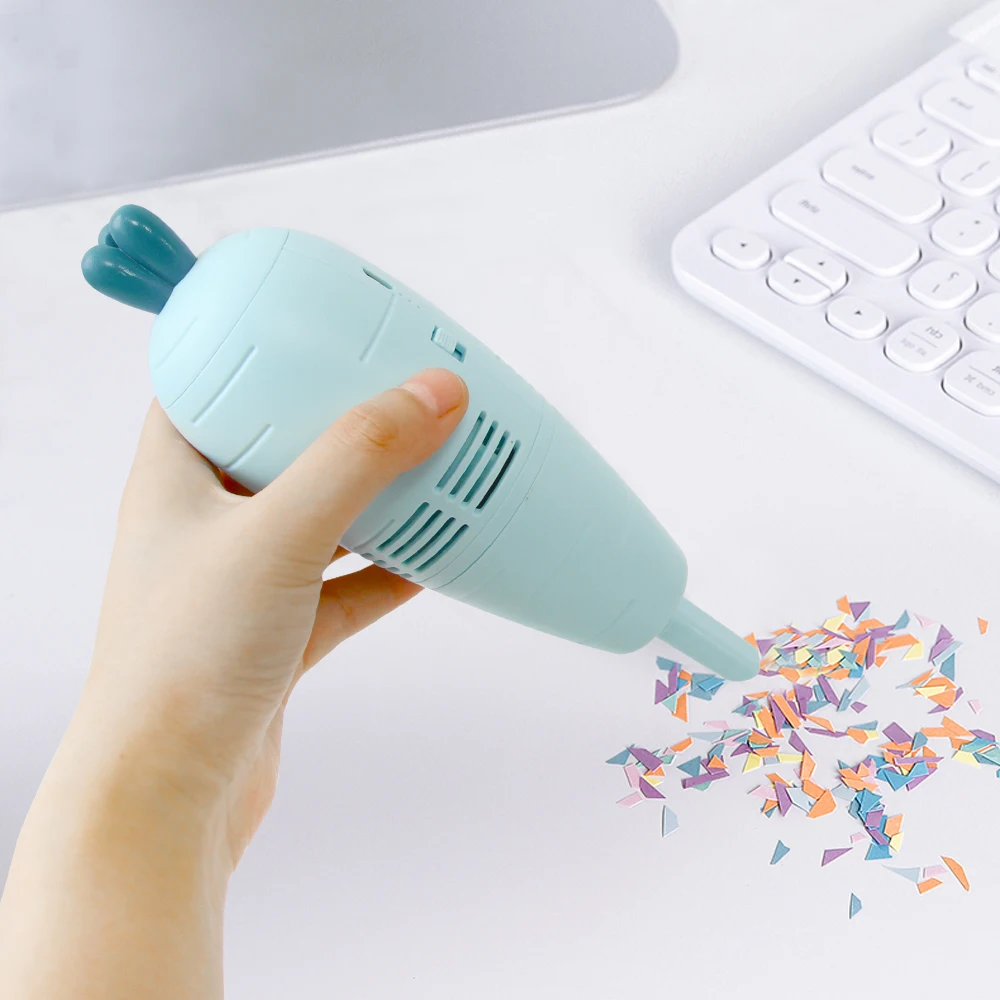 popular USB rechargeable desk mini handheld Carrot portable vacuum cleaner