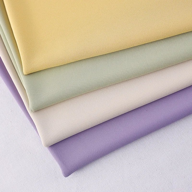 wholesale polyester chiffon soft stock lot  ombre satin feeling 2023 new style  fabric