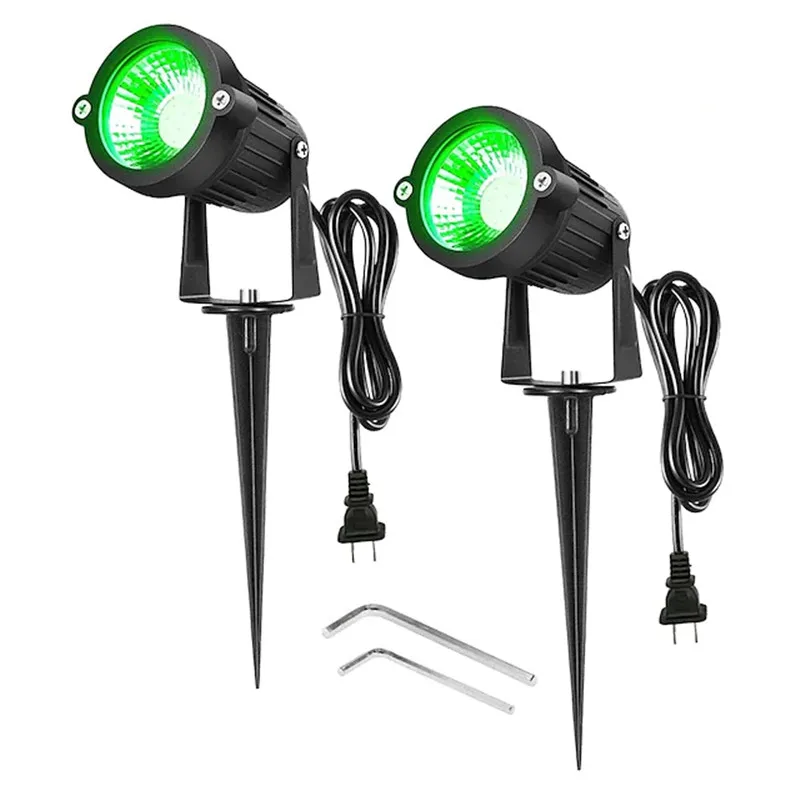 AC85-265V IP65 5W LED Landscape Spike Spotlight Lawn Garden