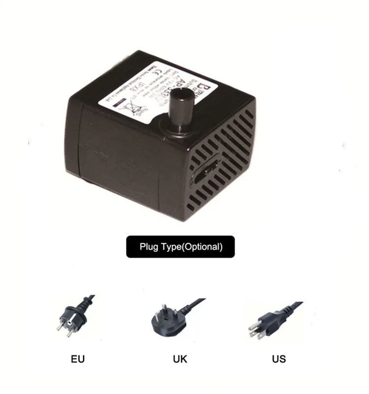 US CUL SAA CE certificated mini water fountain 220V ac electric motor small garden pump