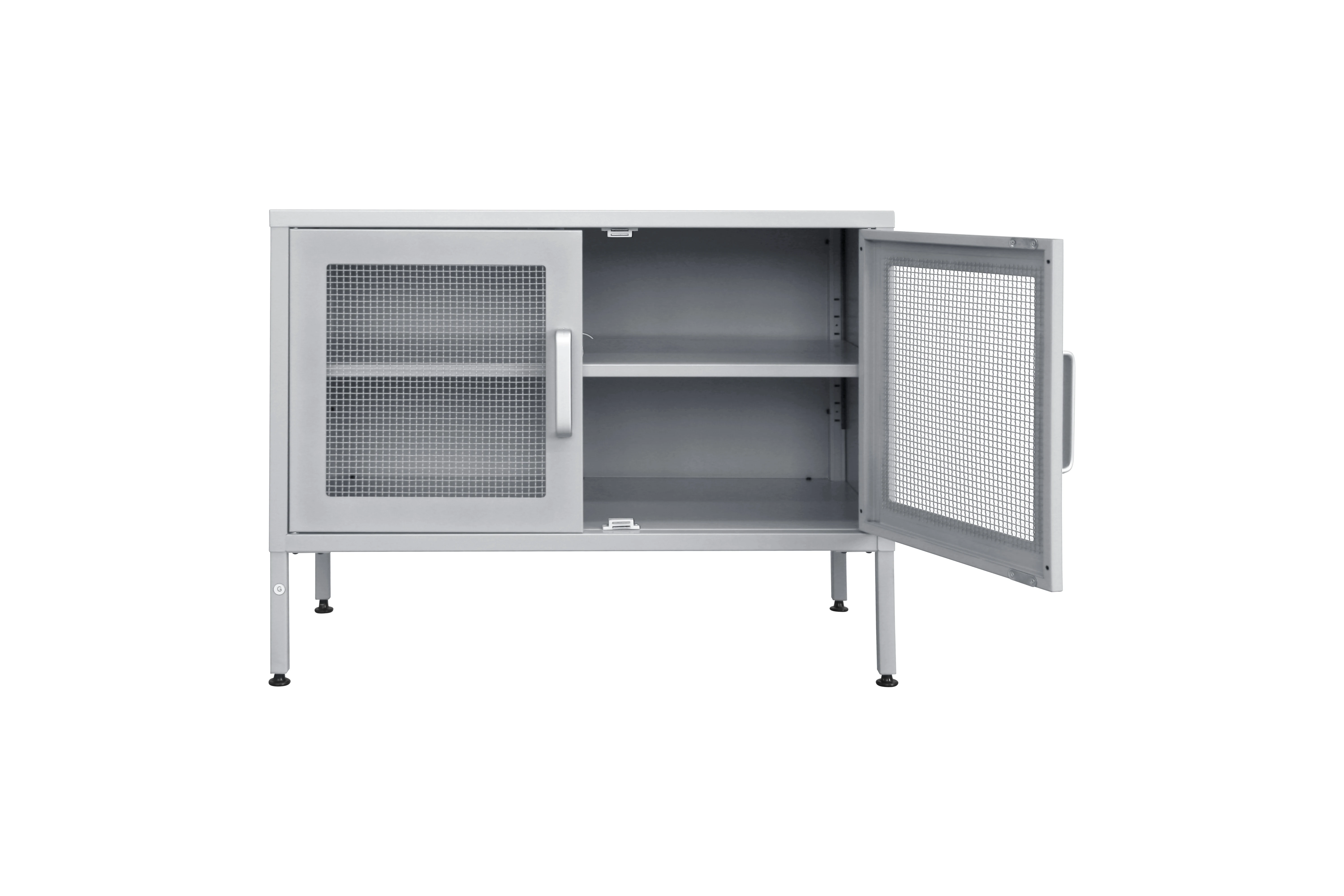 Living Room TV Stand Furniture Storage Locker Cabinet Modern Black 2 Door TV Stand Storage Cabinet Table Stand