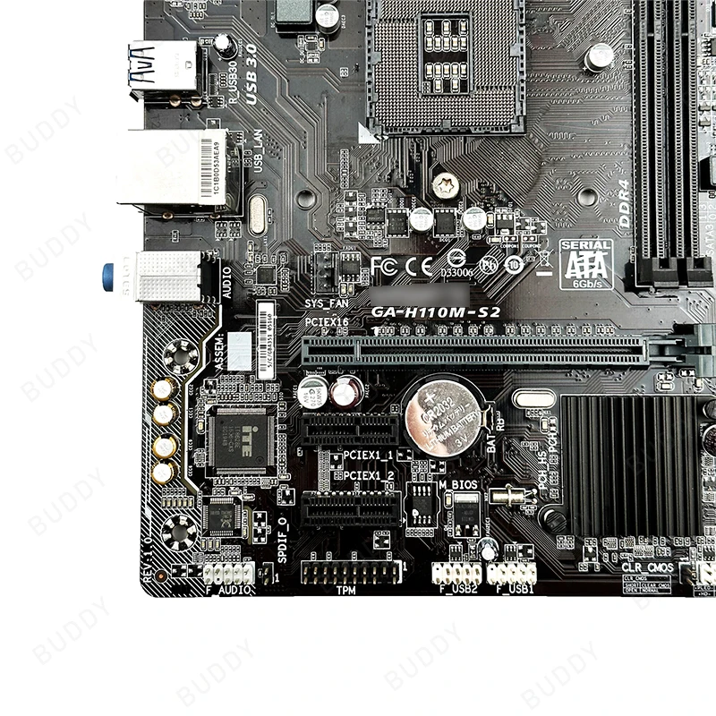 Высокое качество H110 LGA 1151 материнская плата поддержка процессора I3 I5 I7 ddr4 sata гнездо