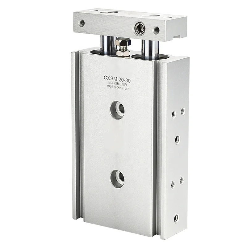 Shinypneumatic CXSM TR pneumatic cylinder Dual Piston shaft Slide Bearing Pneumatic Actuator SMC type Pneumatic Air Cylinder