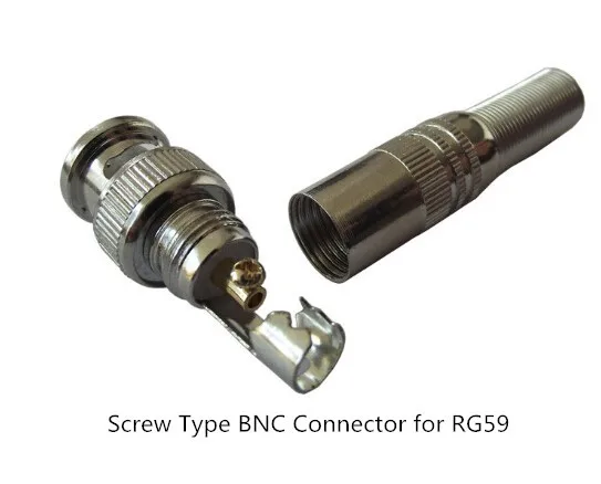 Top Sales  BNC Male To RCA Female Adapter Good Quality Use To CCTV System Coaxial Cable BNC Connector