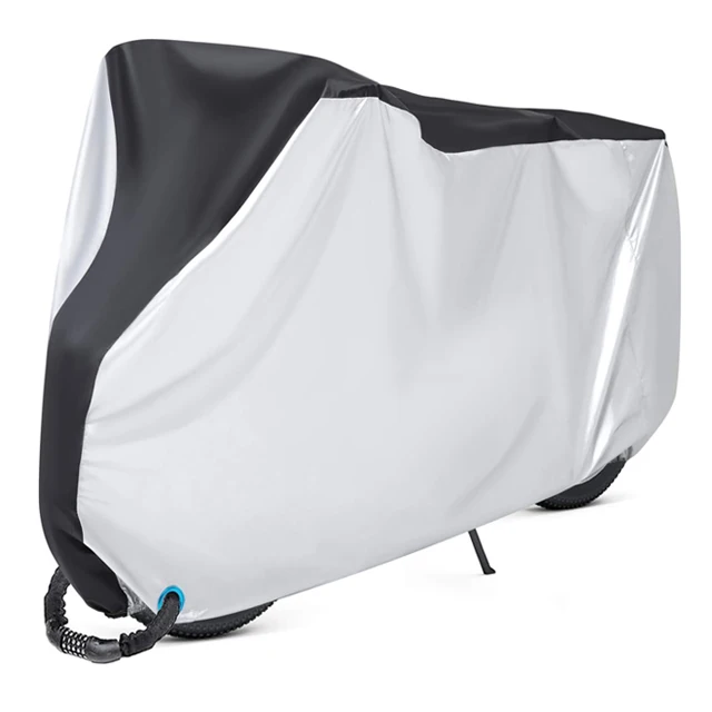 Premium OEM Outdoor bicycle cover All Weather Waterproof Anti UV Snowproof Dustproof 210D 300D Durable Oxford bike cover