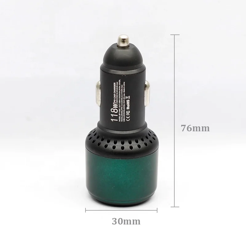 OEM Phone Pd Qc 60W 38W 48W 55W 63W Single Usb Pd20w 30 W Pd38w Qc3.0 20W 30W 38w 48w 45W Usbc Type-c Dual Port Mini Car Charger