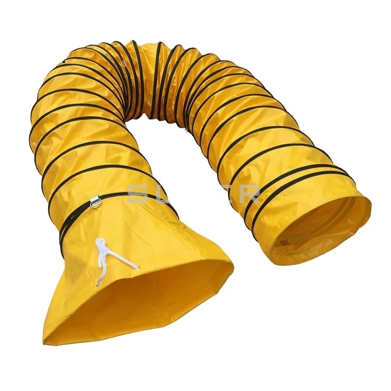 PVC Material Soft Flexible exhaust hose For Air Smoke Gas exhausting
