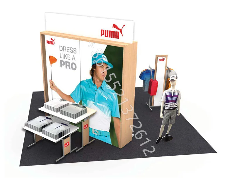 Custom retail sport shop store slatwall Cap baseball Hat disc golf stick club wire metal display rack