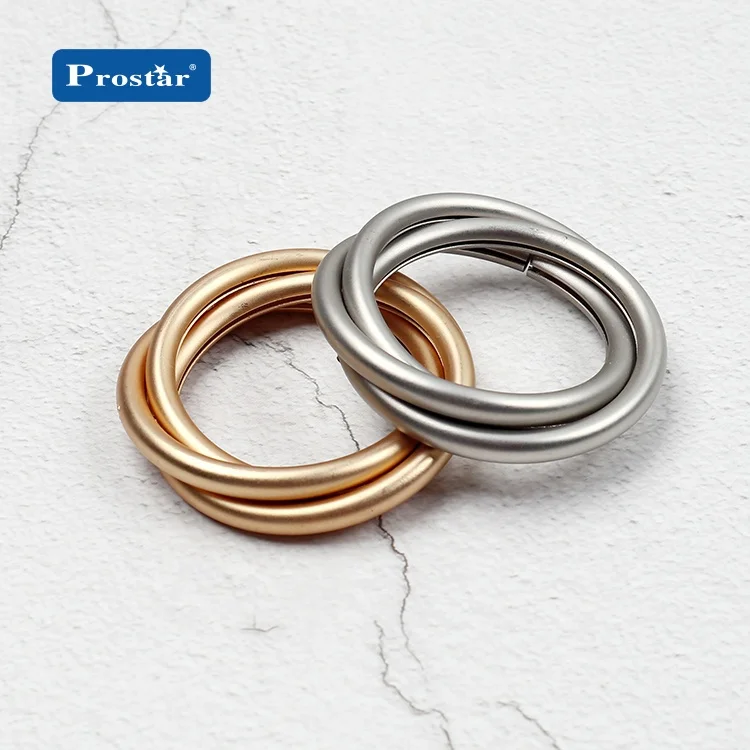 Canton fair new product metal luxurious big size napkin rings wholesale wedding napkin rings