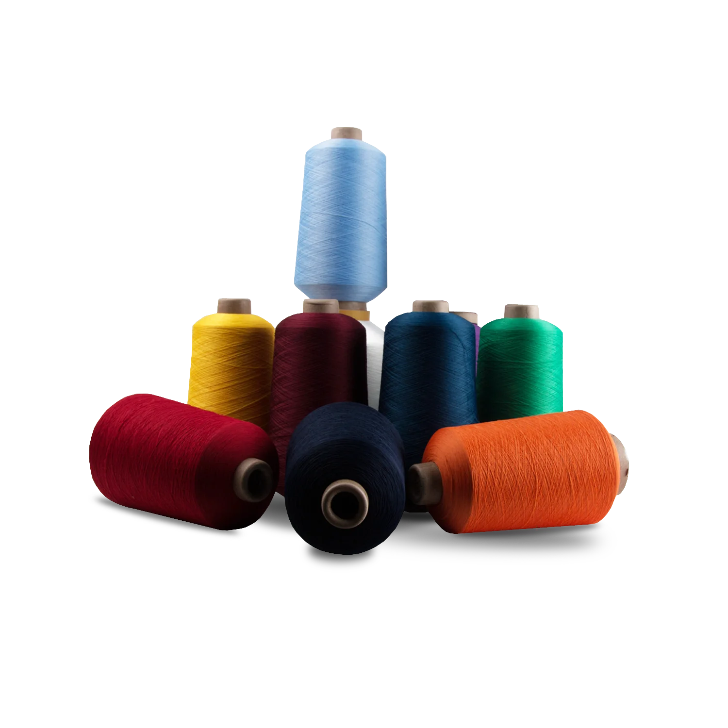 Imitation nylon yarn 100% polyester high stretch hank dyed yarn DTY75D/2 for knitting elastic band