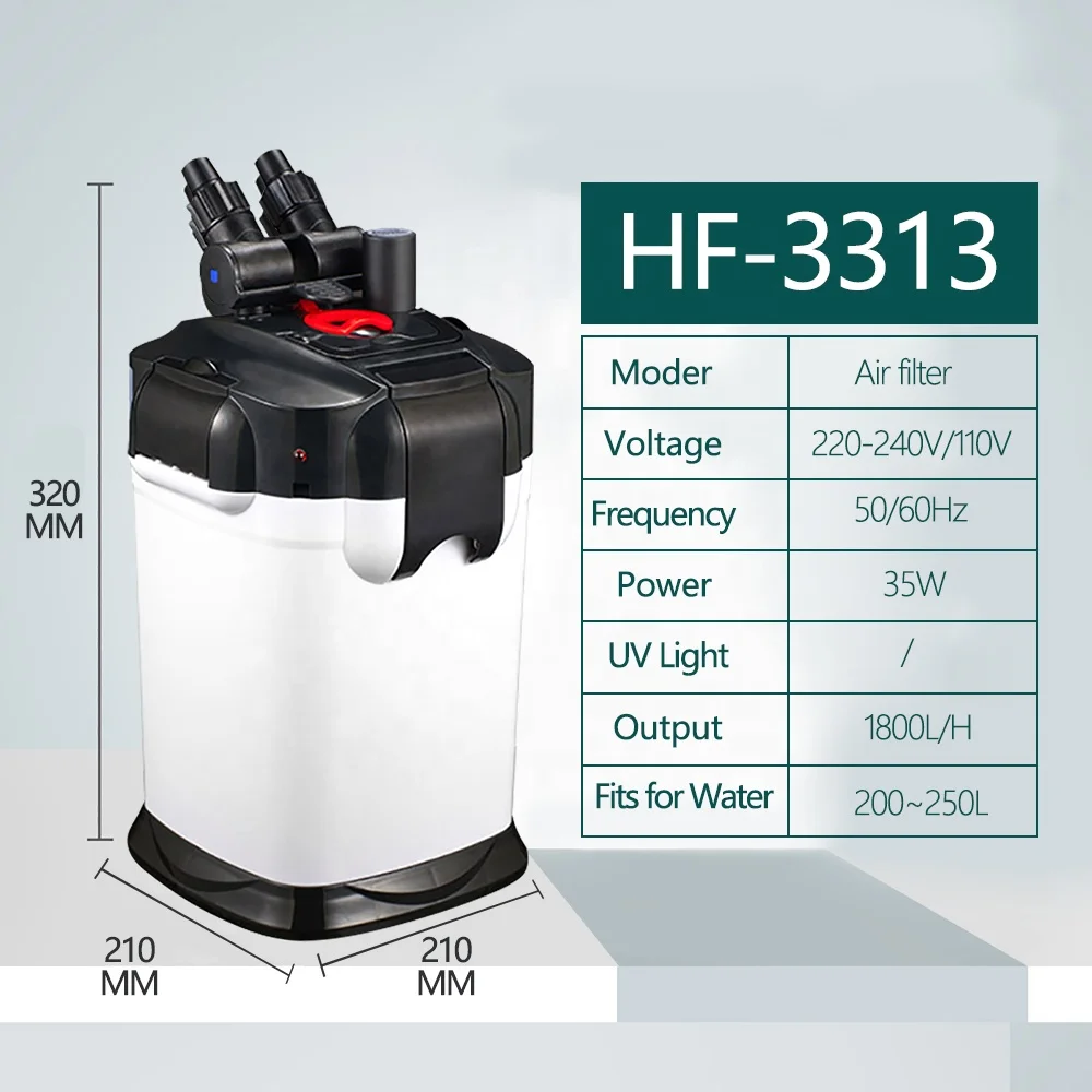 HOPAR KF-2218 25W 1200L/ч Ultraseal бесшумный фильтр водяного насоса канистра Тип завод Пейзаж Аквариум Внешний