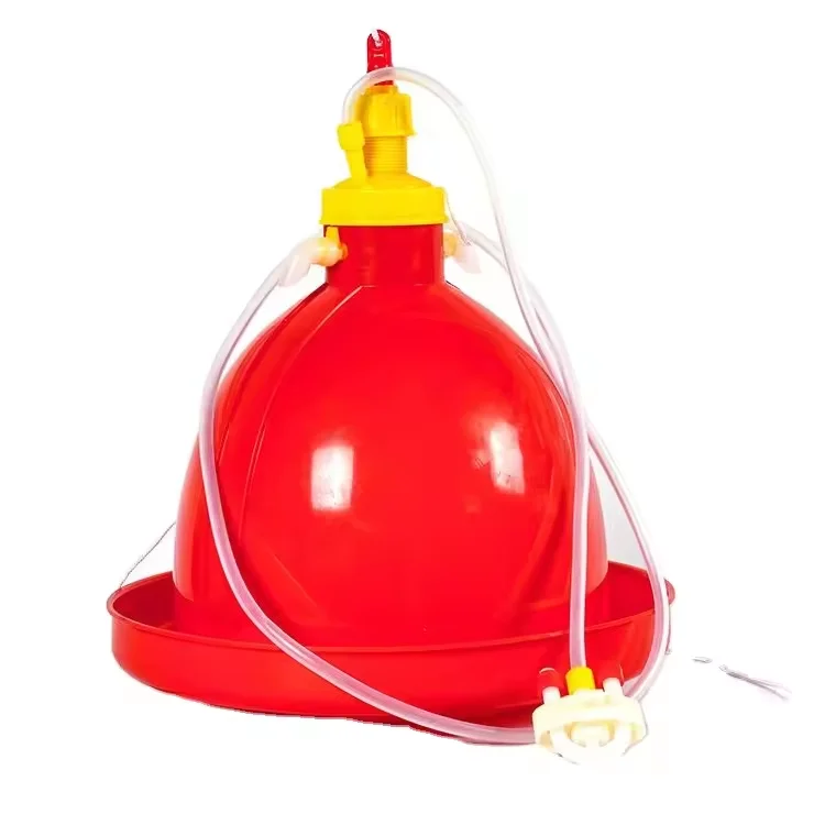 GREAT FARM Plasson Automatic Drinker Automatic Drinking Fountain for Broiler Duck and Geese Poultry Bell Type Automatic Drinker