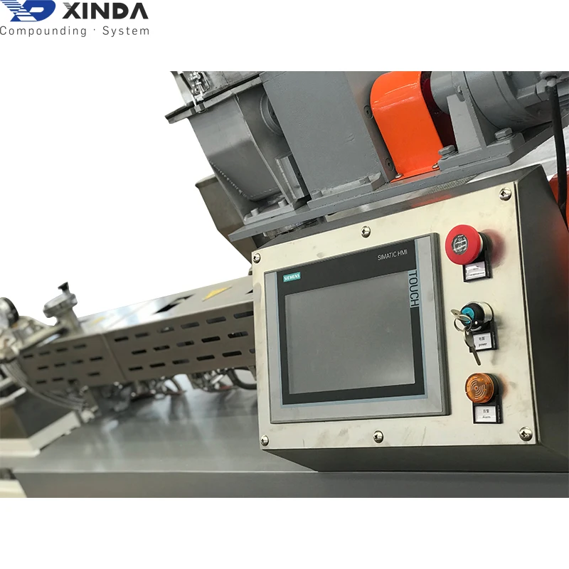 5-20 kg color masterbatch extrusion machinery lab scale twin screw extruder production line