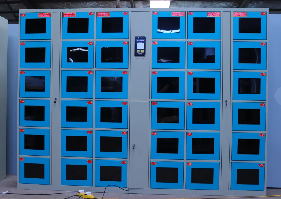 Supermarket intelligent locker with face recognition smart storage locker luggage parcel delivery locker