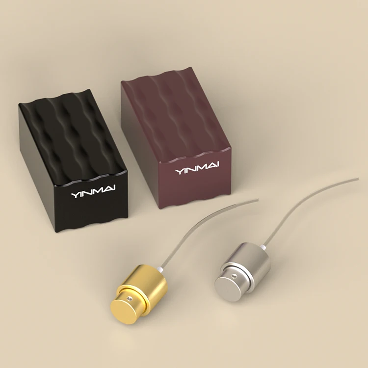 Yinmai OEM Factory Design Luxury Square Natural Spray sea wave Perfume Bottle 50ml